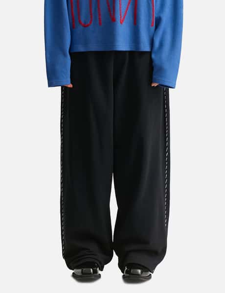 Black French Terry Trouser view 11