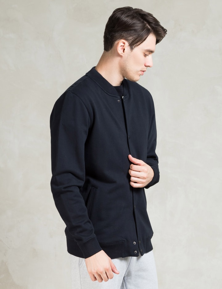 Black Wray Varsity Knit Jacket Placeholder Image