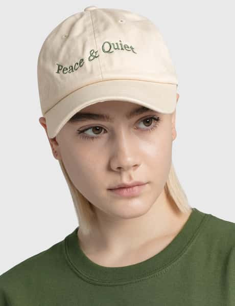 MUSEUM OF PEACE AND QUIET CLASSIC STRAPBACK RELAXED HAT BONE Museum of Peace & Quiet Warped Trucker Hat Bone | SOMEWHERE® main image 4