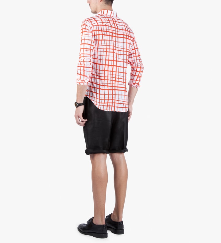 Red/White Cotton Voile Print Marker Shirt Placeholder Image