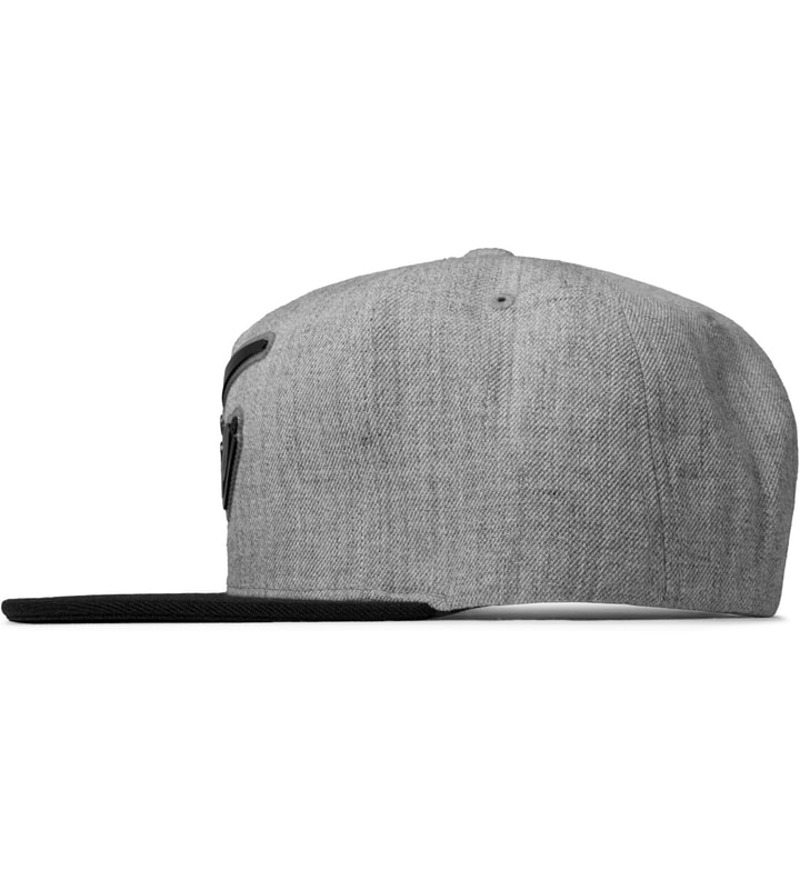 Black Champion Rubber Snapback Cap Placeholder Image
