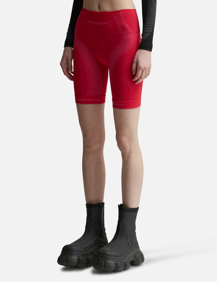 Shop Misbhv Sport Biker Shorts In Red