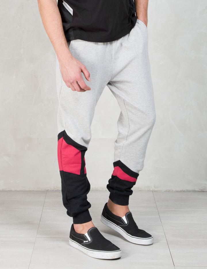 Grey Retro Sweatpants Placeholder Image
