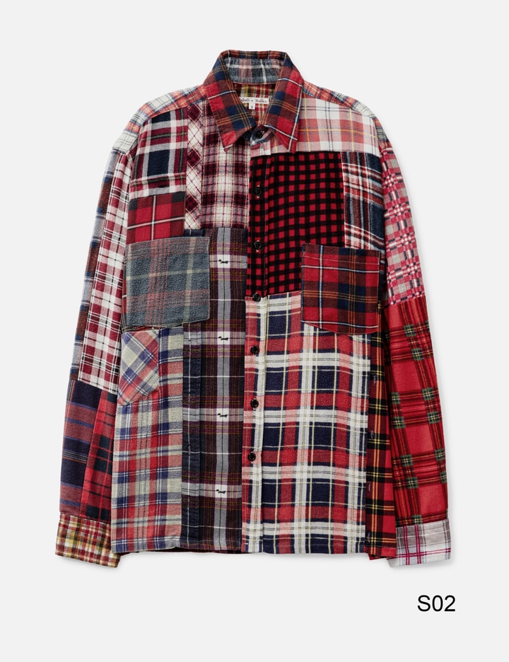 Straight Hem Flannel Shirt Placeholder Image