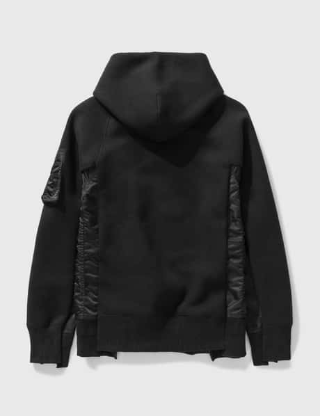 Sacai - スポンジスウェット × Ma-1 フーディー | HBX - ハイプ 