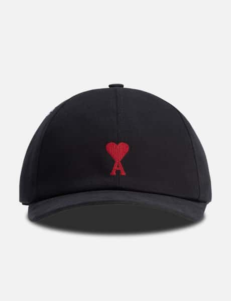 Ami Red Ami De Coeur Embroidery Cap