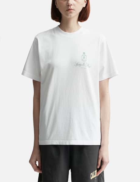Sporty & Rich Vendome T-Shirt White/Sage