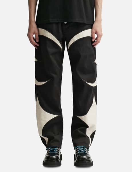 THUG CLUB - TC LEATHER DENIM PANTS | HBX - Globally Curated 