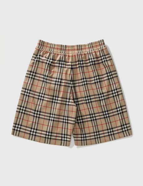 Burberry Vintage Check Technical Twill Shorts