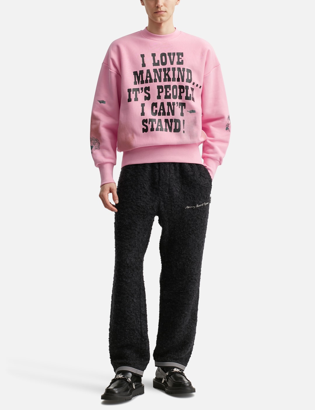 Abc. I Love Mankind But… Sweatshirt view 15