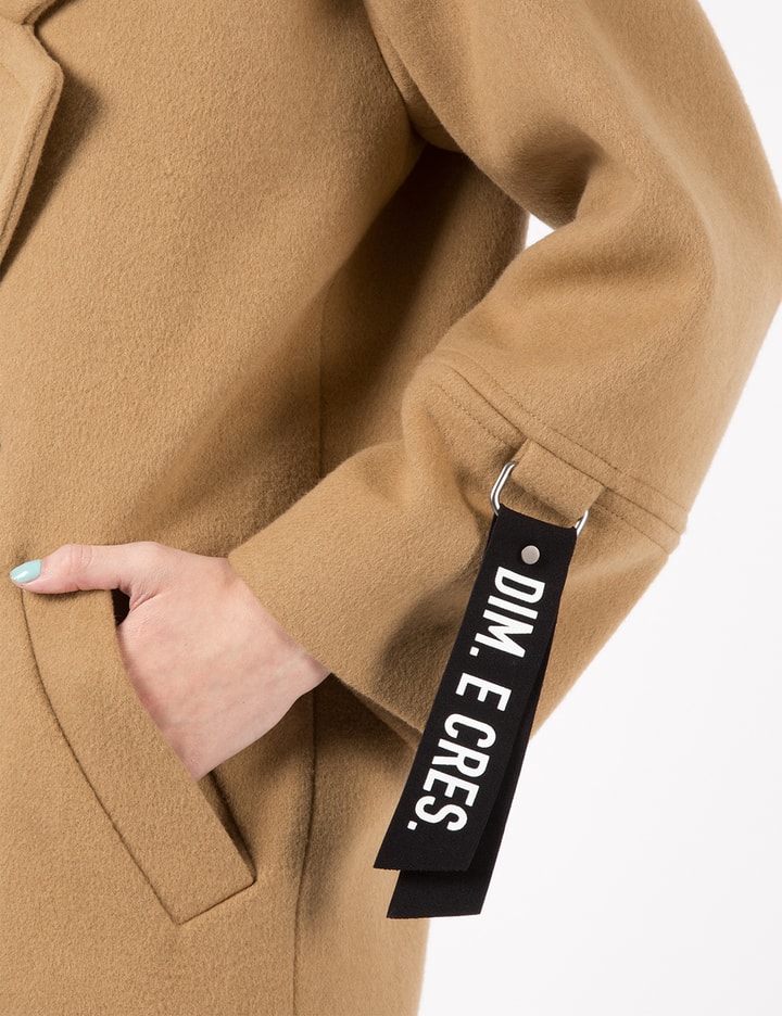 Camel Dim Oversize Unisex Coat Placeholder Image