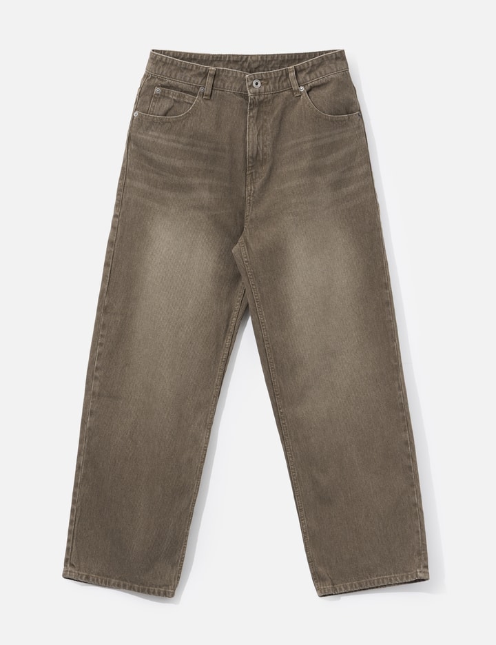 COOR Brushed Rib Texture Jeans