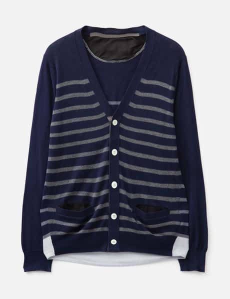 Sacai Striped Cardigan