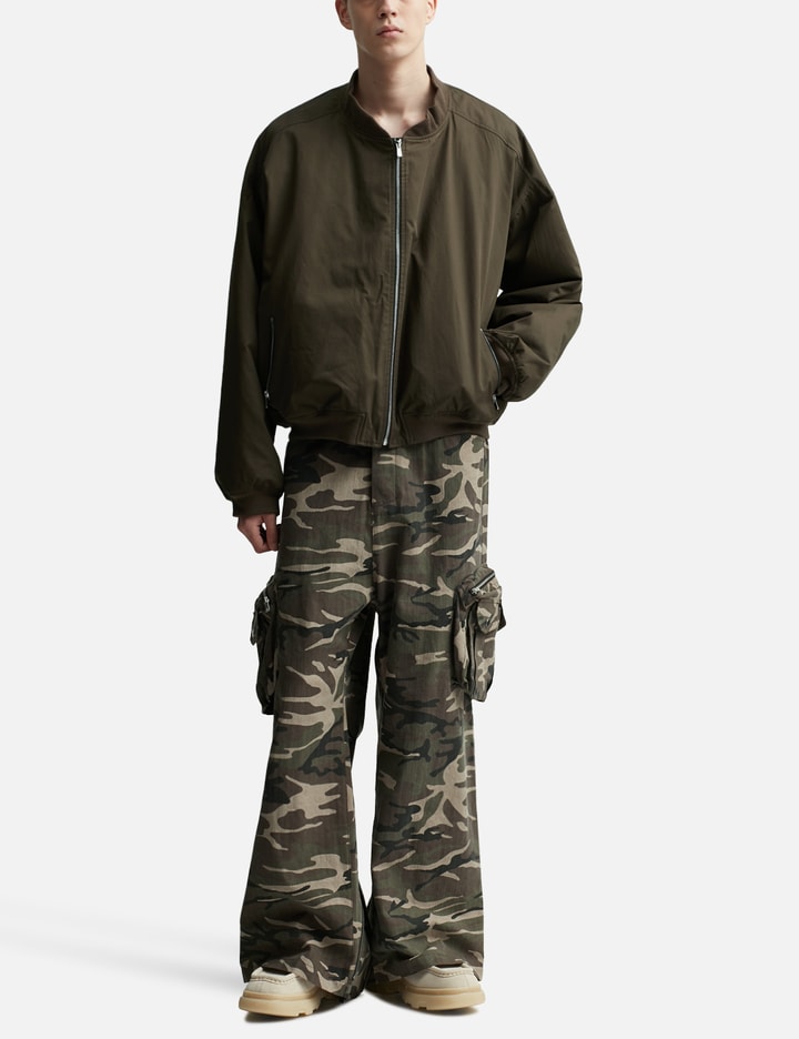 Wide Back Zip Cargo Pants Placeholder Image