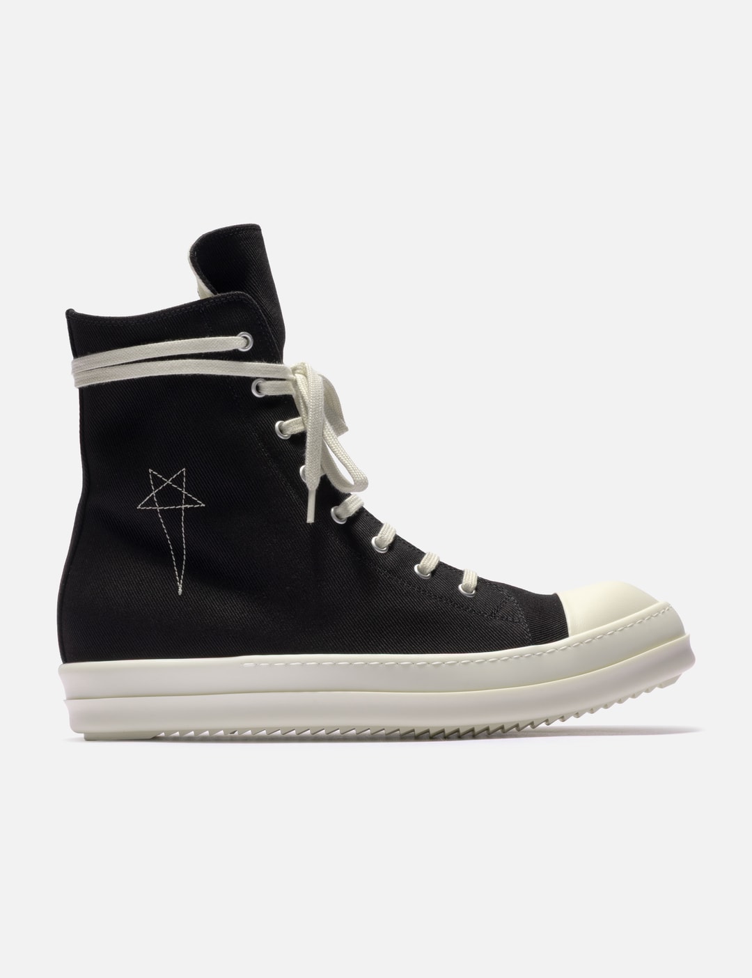 Rick Owens Drkshdw Pentagram Sneaks In Black/黑色/블랙/ブラック