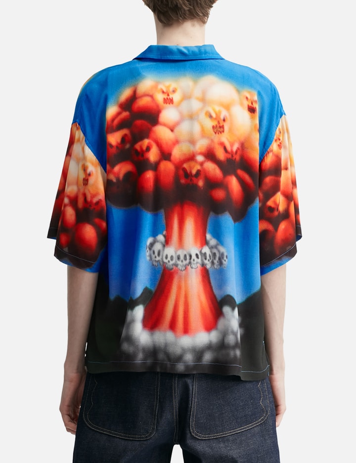 Brain Dead Explosion Short Sleeve Button Down Shirt