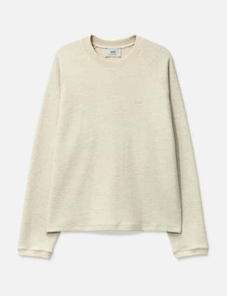 アミ パリス Raglan Sleeved Crewneck Sweatshirt