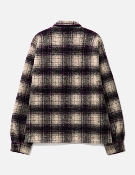 Stüssy - Wool Plaid Zip Shirt | HBX - Globally Curated Fashion and 