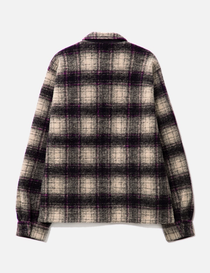 Wool Plaid Zip Shirt Placeholder Image