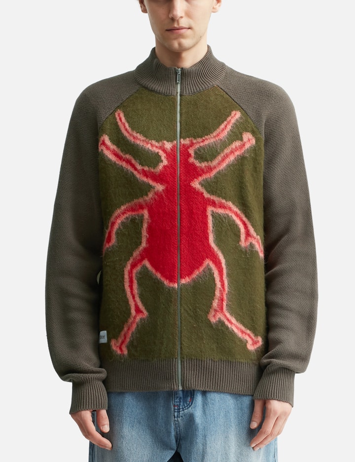 Beetle Zip-Thru Knit Sweater Placeholder Image