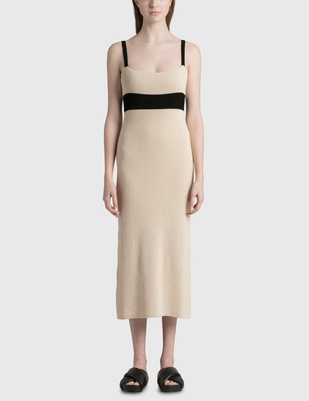 Jil Sander - Jil Sander+ リブ ノースリーブ ドレス | HBX - ハイプ  