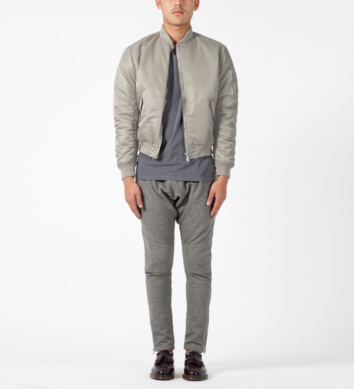 PHENOMENON White URA MA-1 Jacket