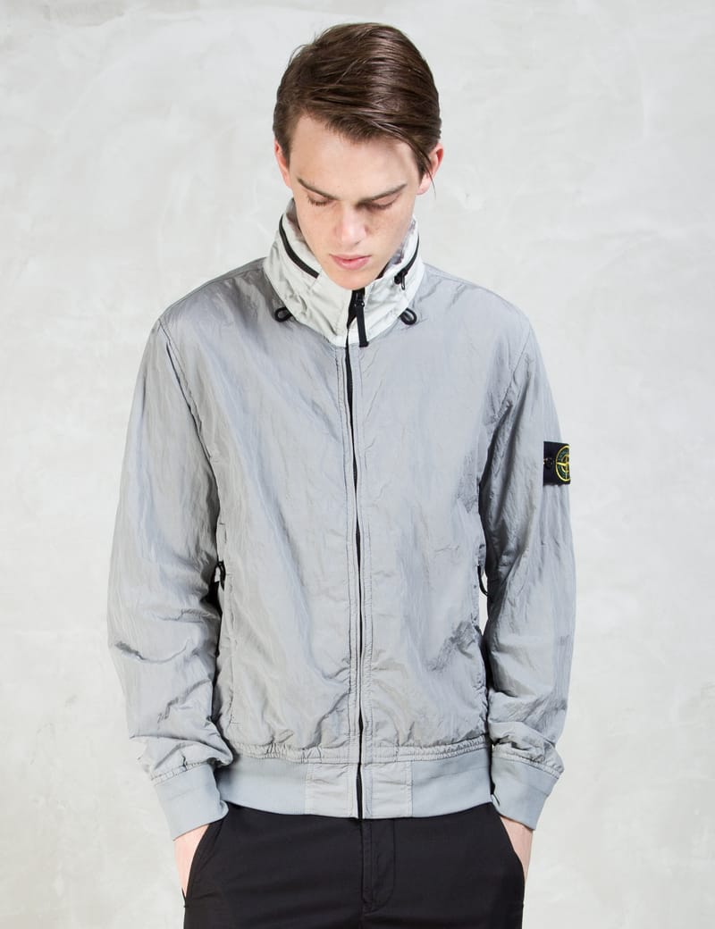 stone island nylon metal bomber jacket