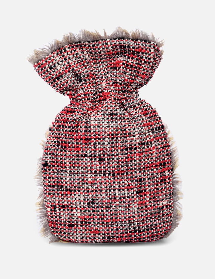 CHANEL FW2010 Tweed Hot Water Bottle Crossbody Purse Placeholder Image