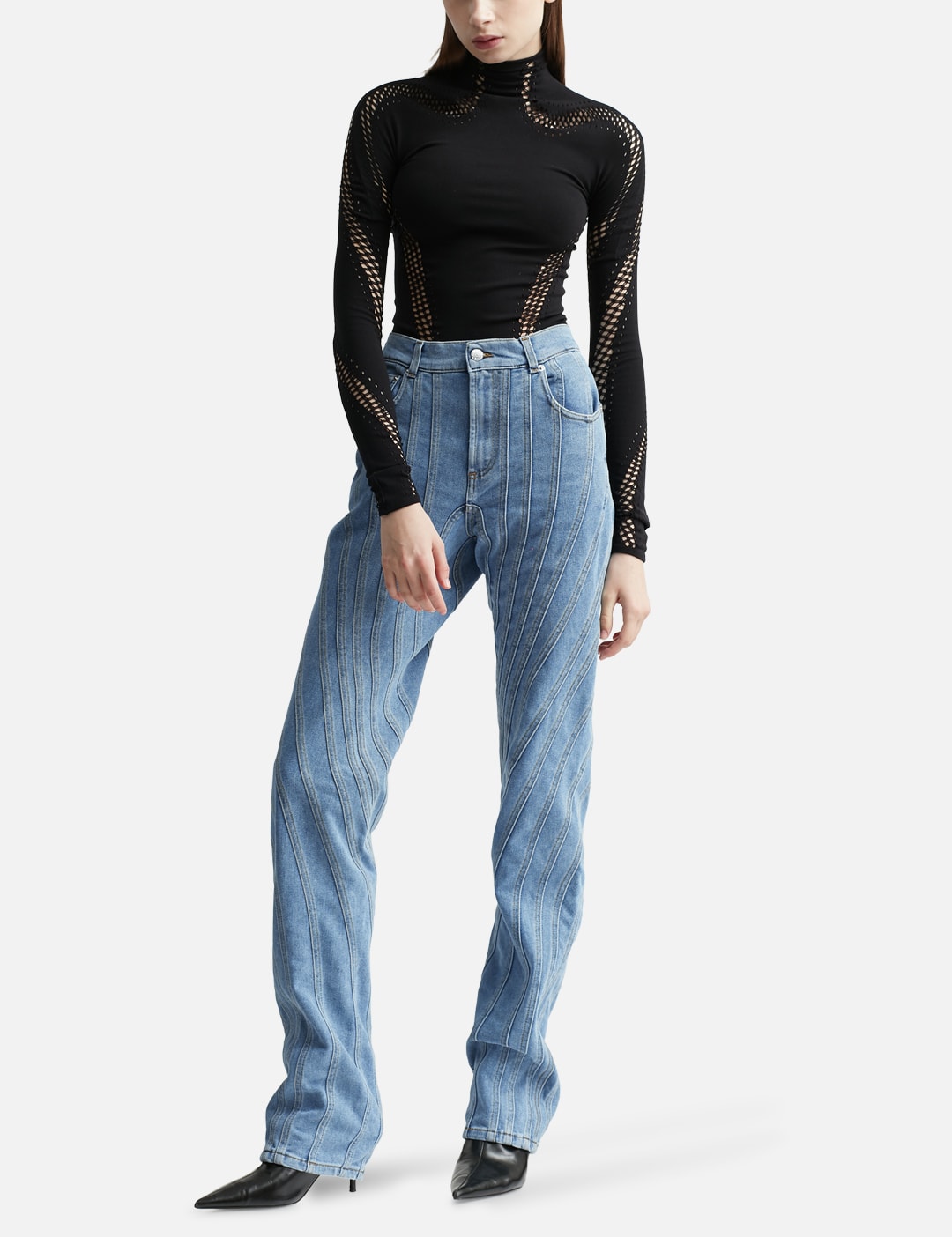 Low Waisted Spiral Jeans view 16