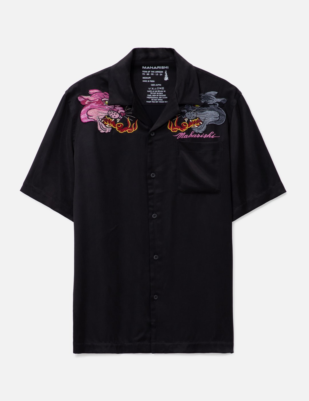 DUAL PANTHERS CAMP COLLAR SHIRT view 7