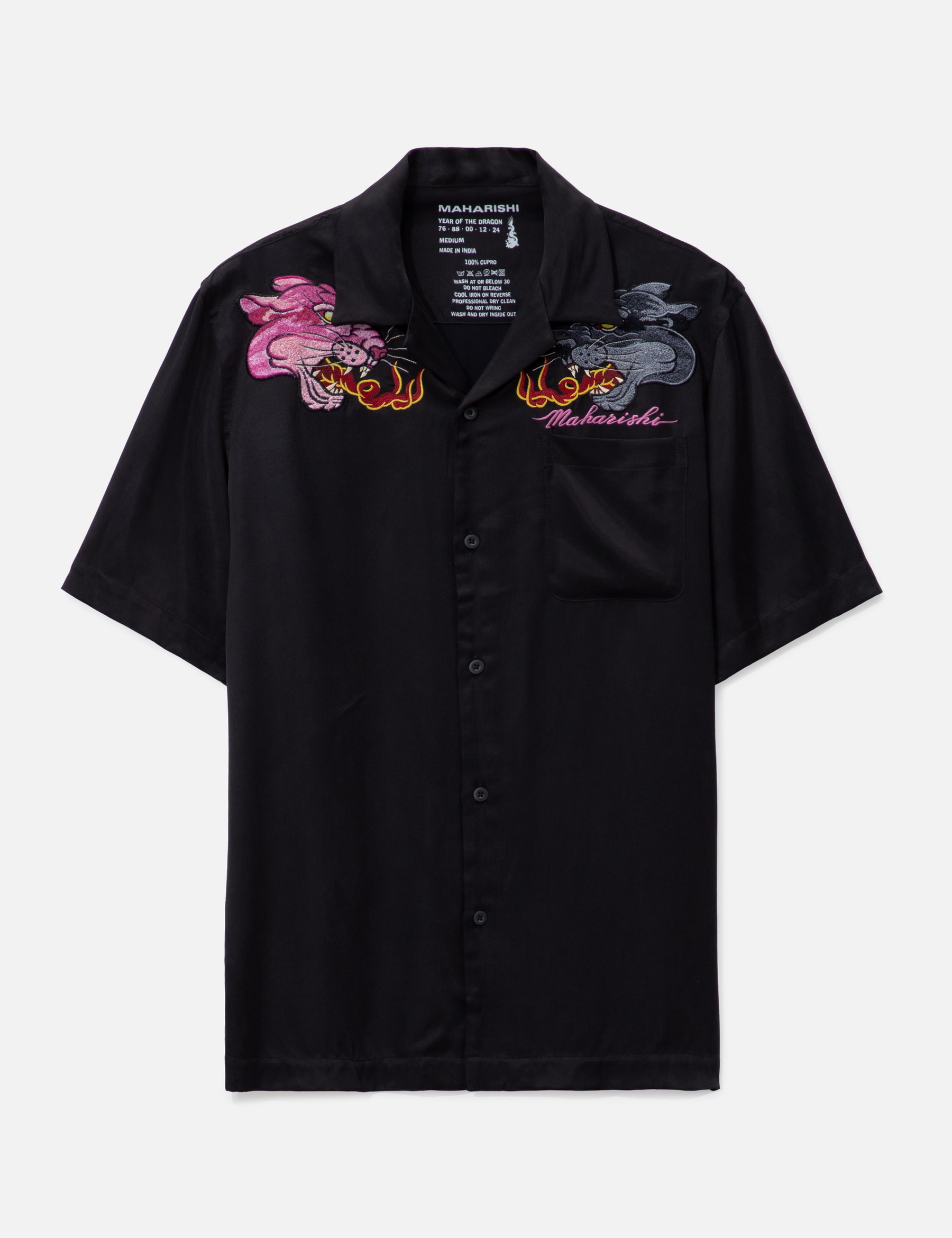 DUAL PANTHERS CAMP COLLAR SHIRT view 16