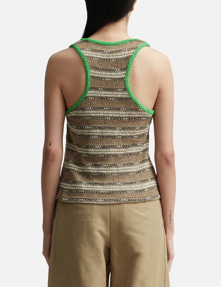 Striped U Neck Tank Top Placeholder Image