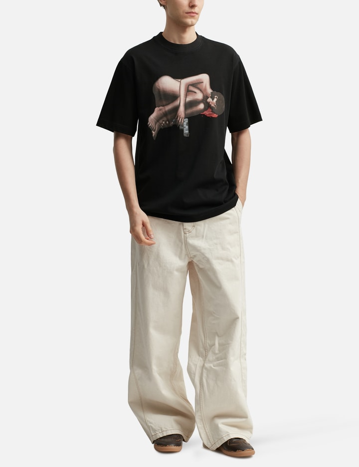 Naked Loner Black T-Shirt Placeholder Image