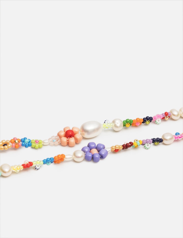 Shop Anni Lu Mexi Flower Necklace In Multicolor