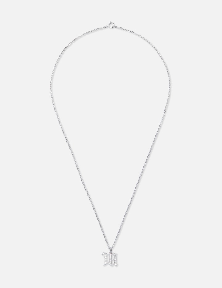 SMALL CRYSTAL M CHAIN SILVER Placeholder Image