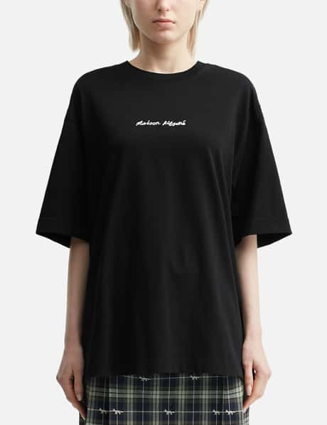 Maison Kitsuné MAISON KITSUNE EMBROIDERY OVERSIZE TEE-SHIRT