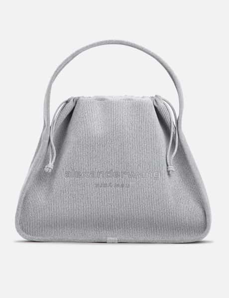 Alexander Wang - ryan リフレクティブリブニット ラージバッグ | HBX  