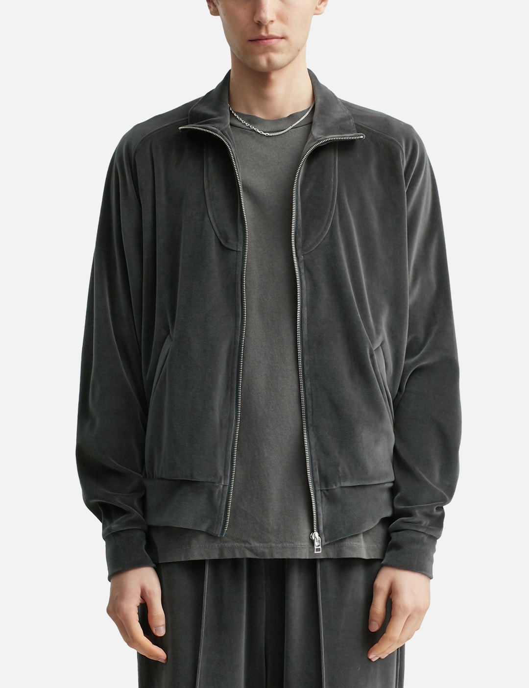 Velour Track Jacket view 18