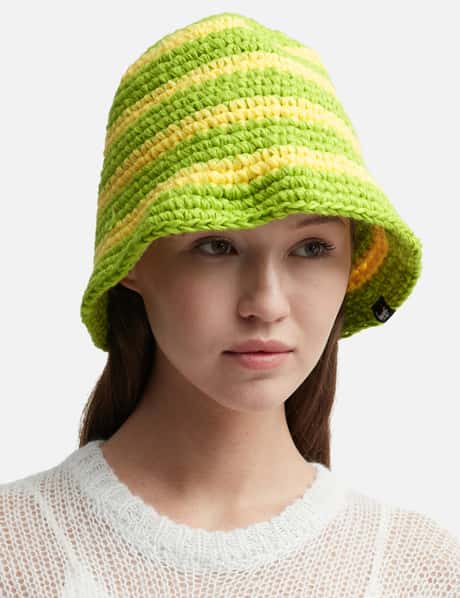 Stüssy - Swirl Knit Bucket Hat | HBX display picture 2