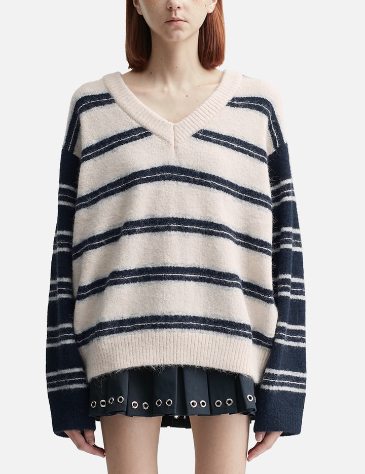 Sundae Stripe Knit Pullover Placeholder Image