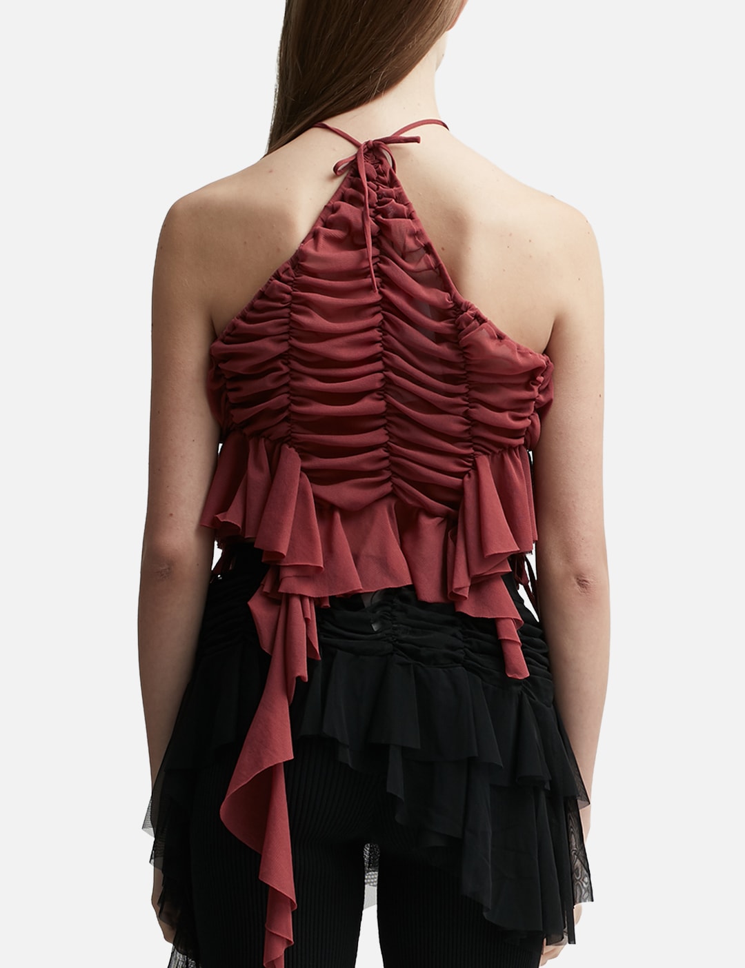 Flower Ruched Tank Top view 15