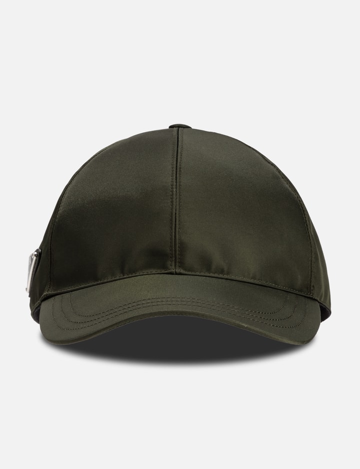 Prada Re-nylon Baseball Cap In Green