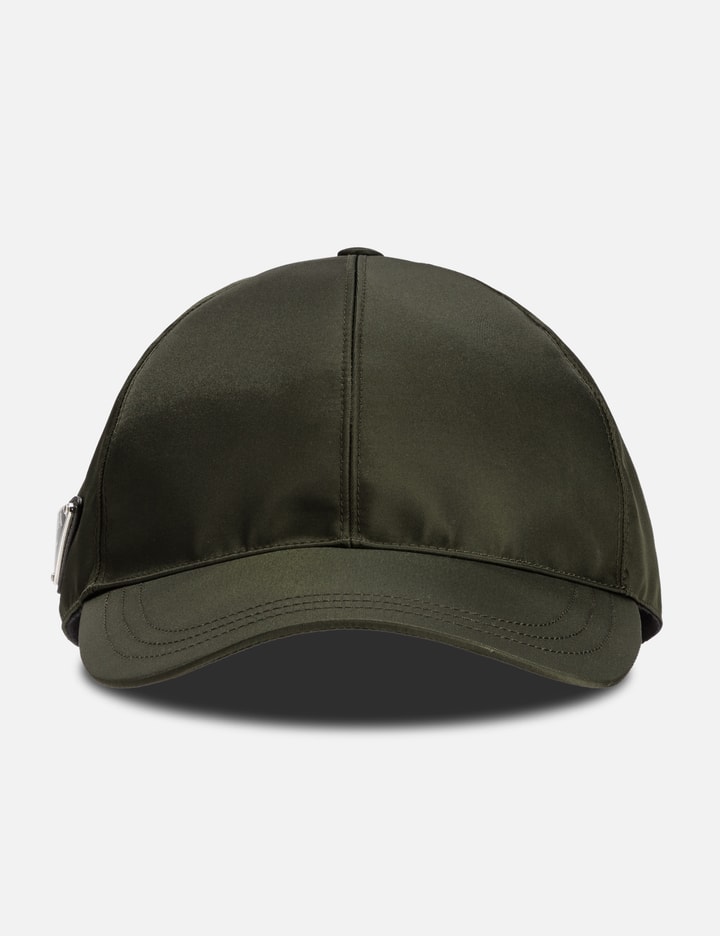 Shop Prada Re-nylon Baseball Cap In Green