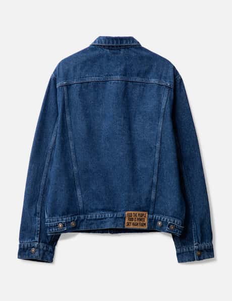 Sky High Farm Workwear - ペレニアル ロゴ デニム トラッカー  
