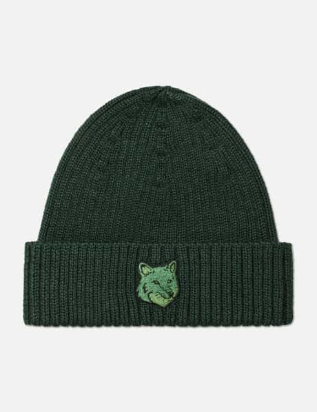 Maison Kitsuné Bold Fox Head Beanie