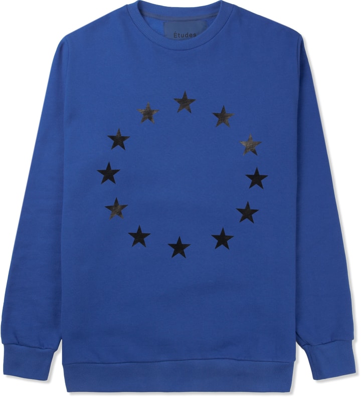 Blue Stars Crewneck Sweater Placeholder Image