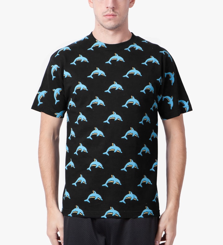 Black Dolphin Donut All Over T-Shirt Placeholder Image