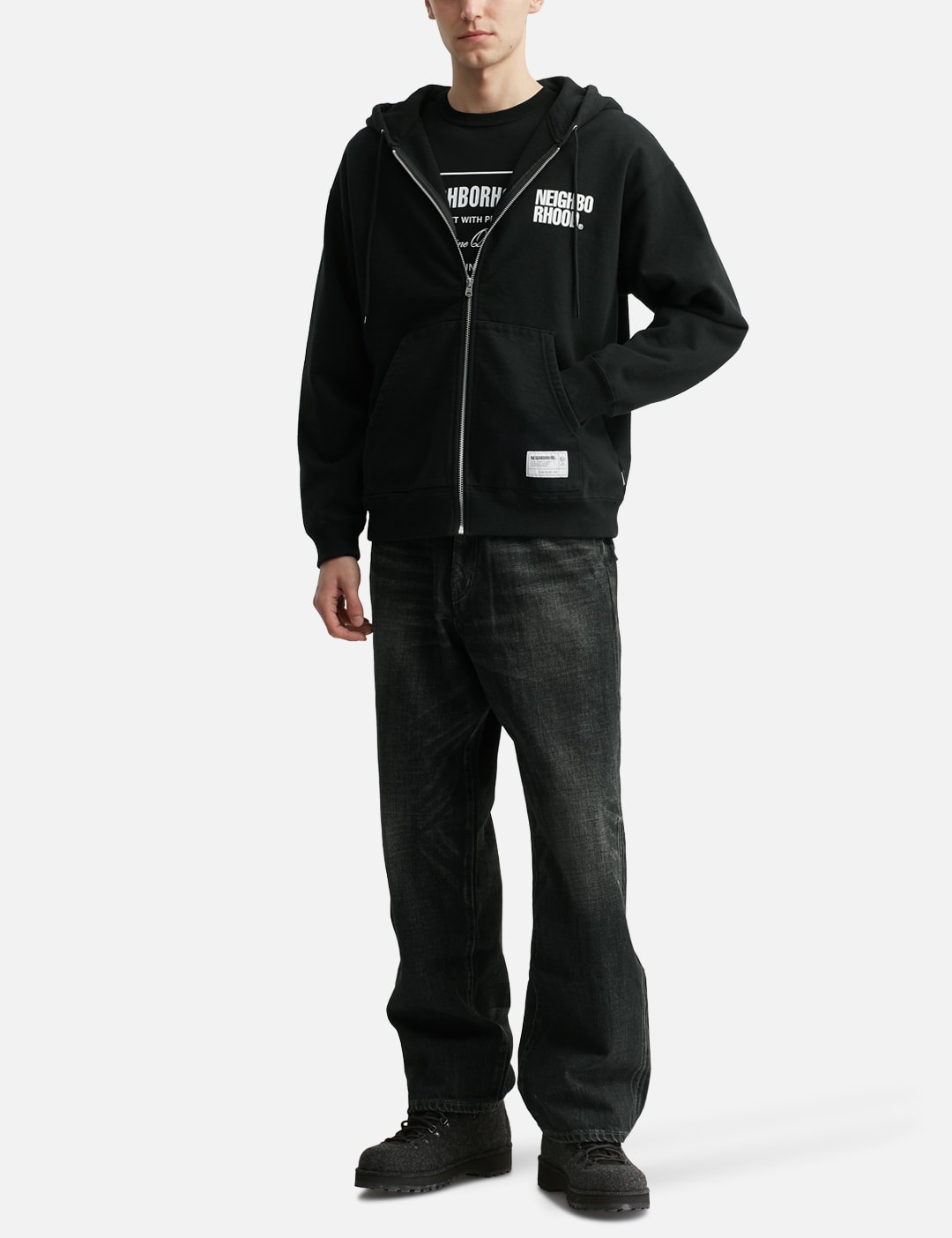 Classic Sweat Zip Hoodie Long Sleeves view 15