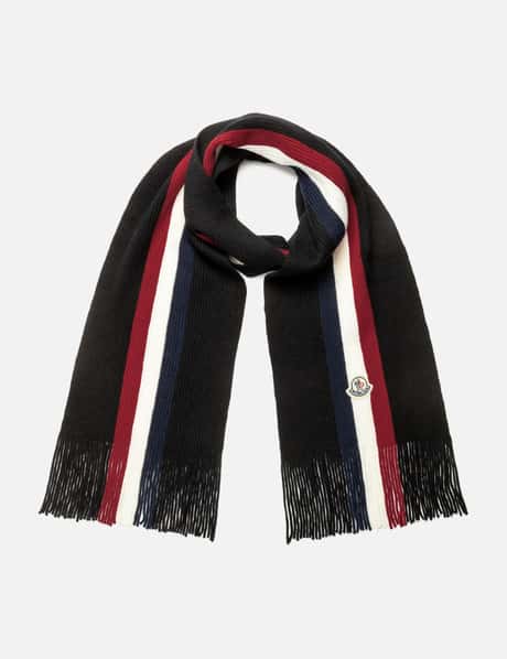 Moncler Tricolor Wool Scarf