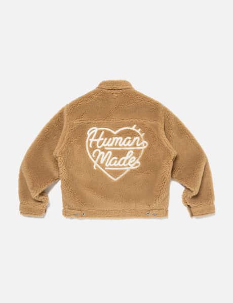 Human Made - Wool Blended Boa Fleece Work Jacket | HBX - Globally  